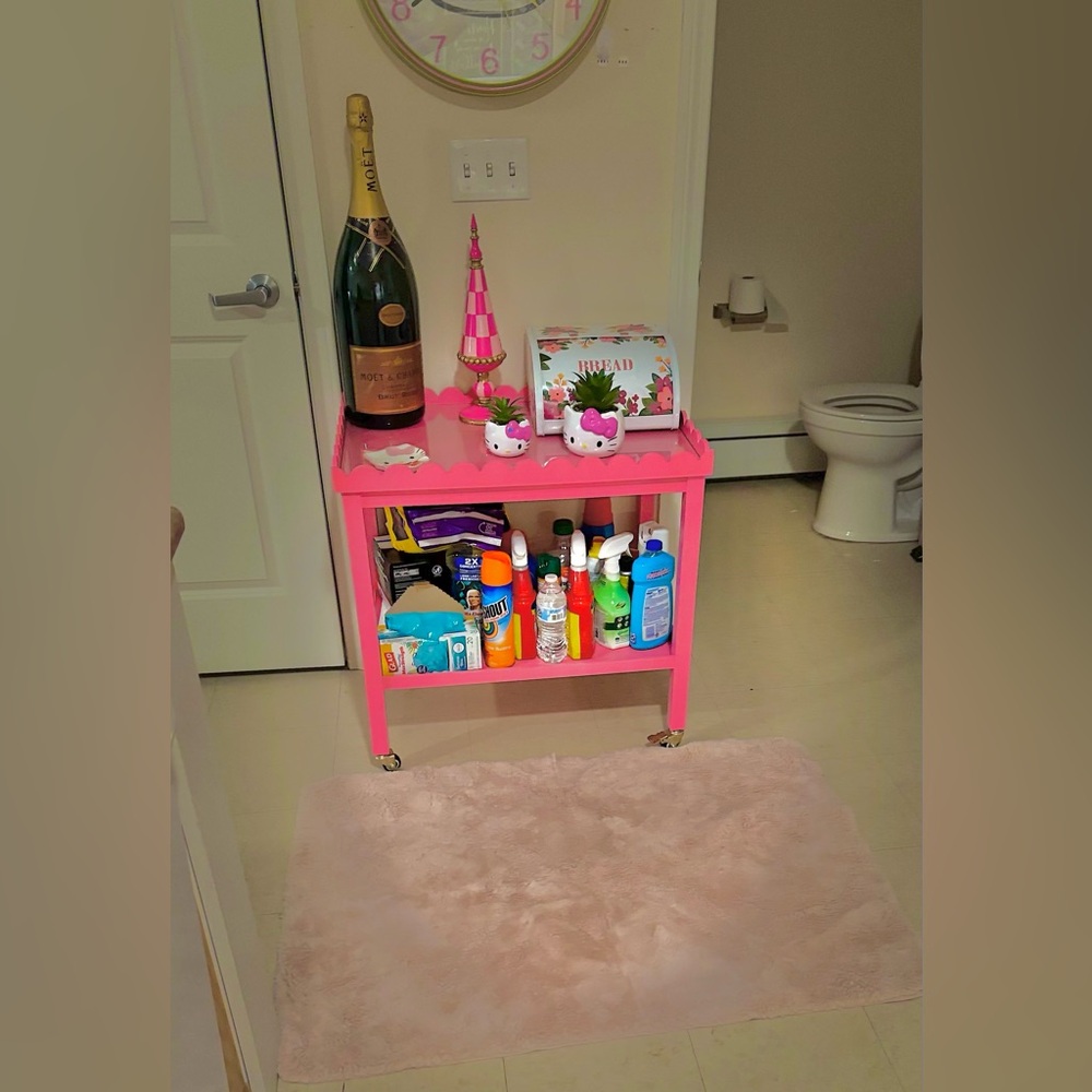 Pink Fur Rug